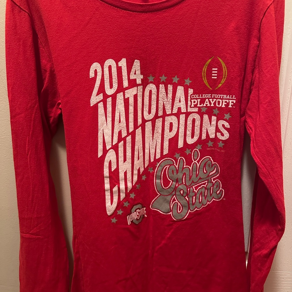 Ohio State Kids Red Long Sleeve Shirt